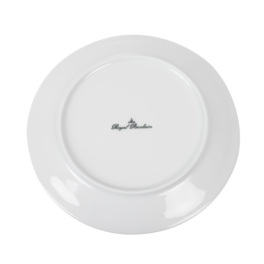 Royal Porcelain Classic White Coupe Plates 210mm