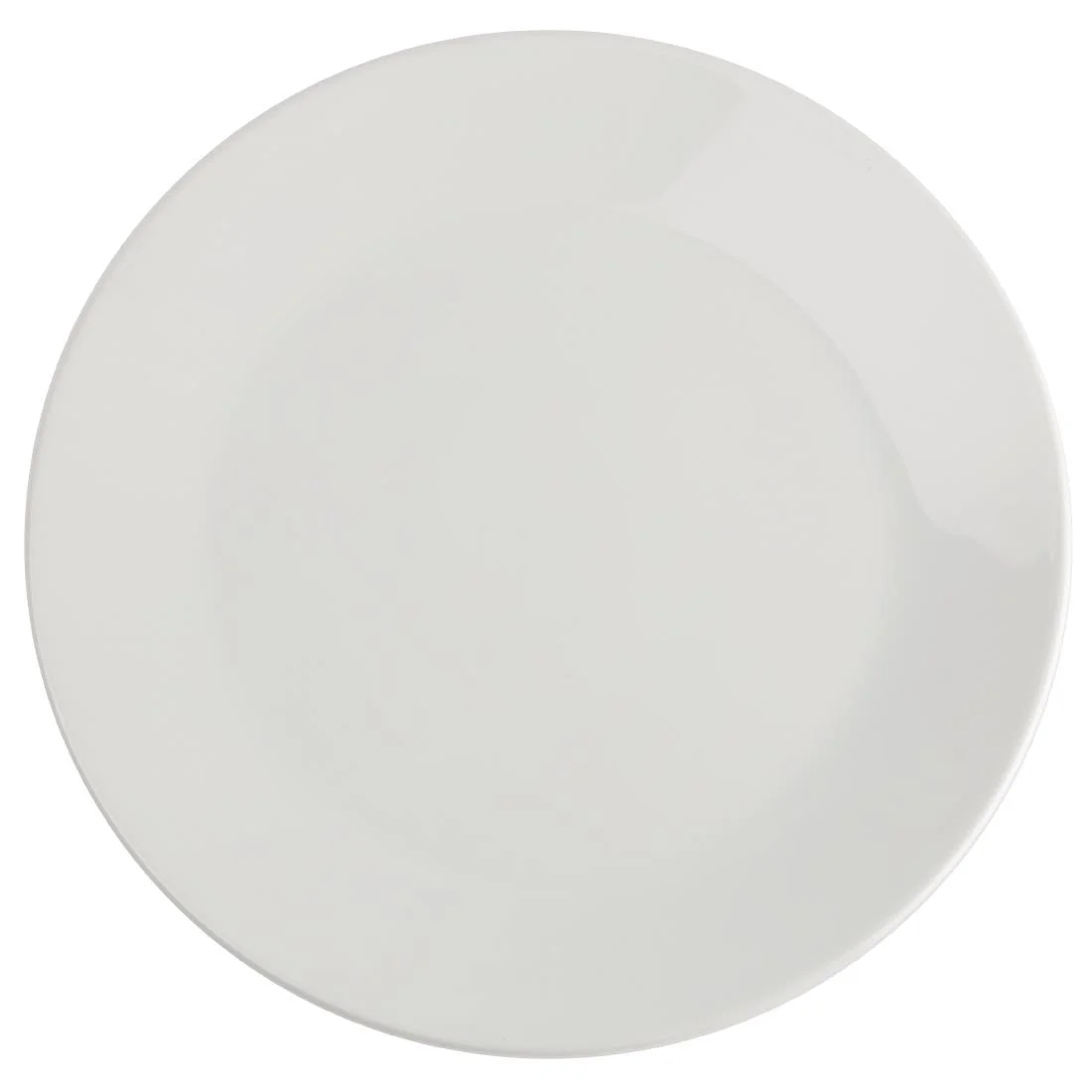 Royal Porcelain Classic White Coupe Plates 240mm - Image 2