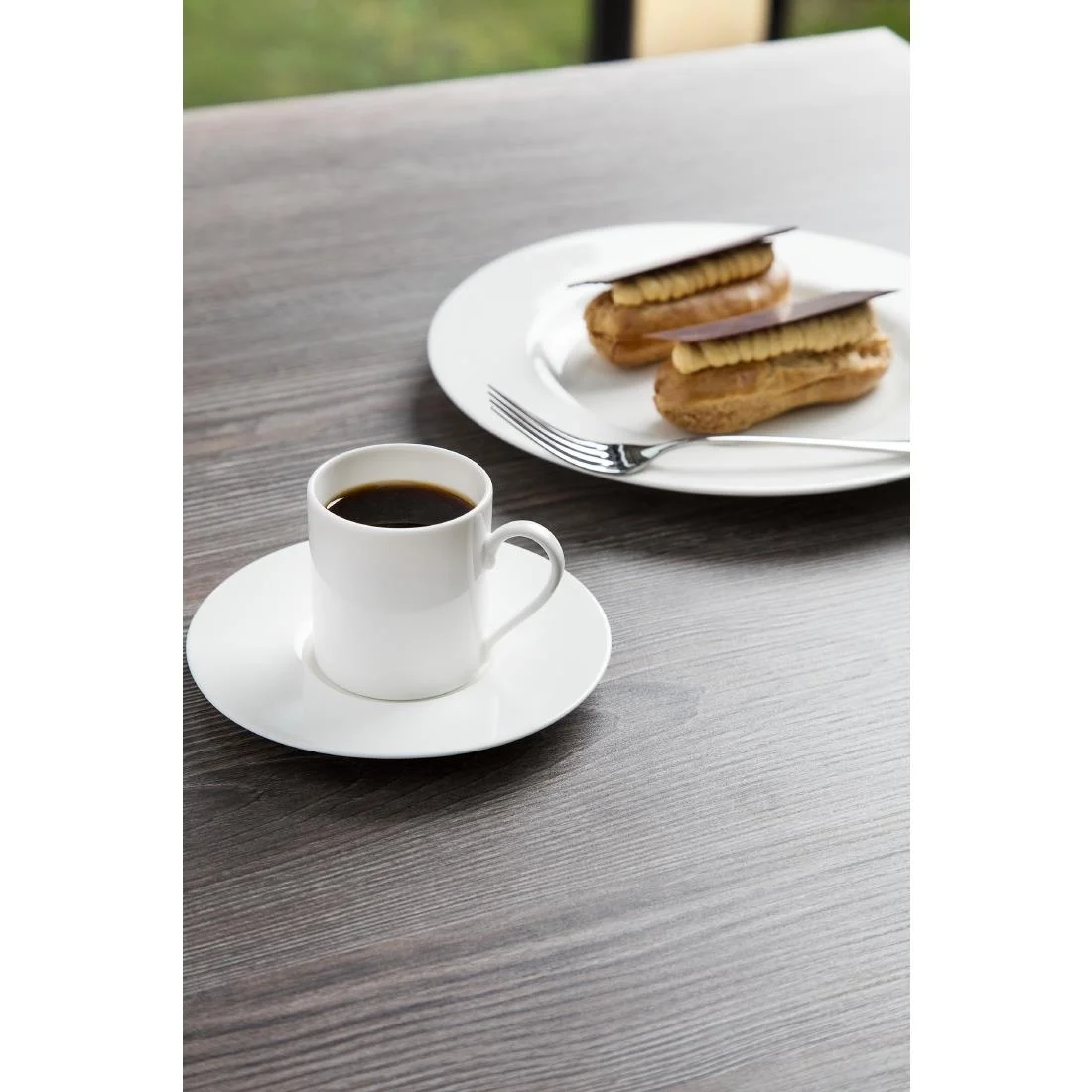 Royal Porcelain Classic White Wide Rim Plates 160mm - Image 3