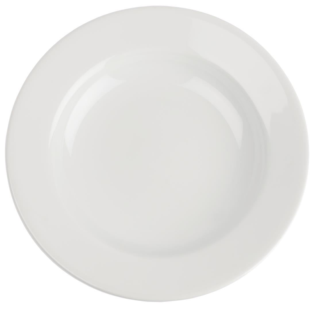 Royal Porcelain Classic White Wide Rim Plates 160mm