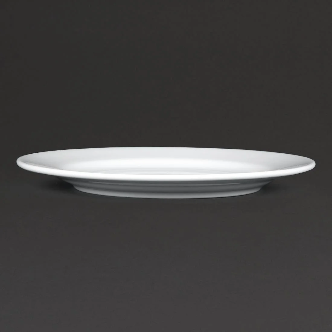 Royal Porcelain Classic White Wide Rim Plates 210mm - Image 4