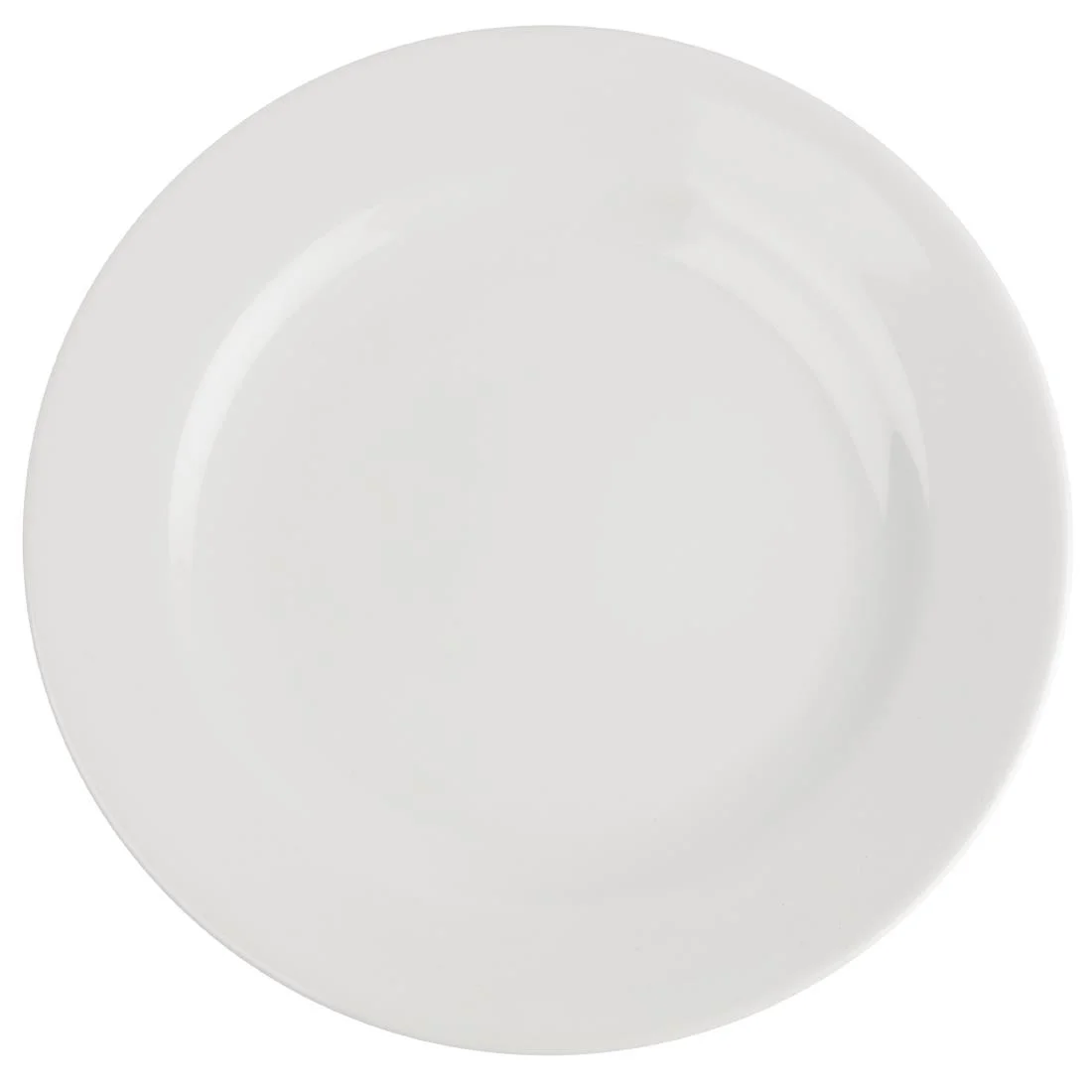 Royal Porcelain Classic White Wide Rim Plates 210mm - Image 2