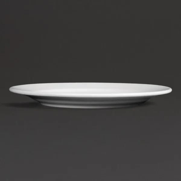 Royal Porcelain Classic White Wide Rim Plates 240mm