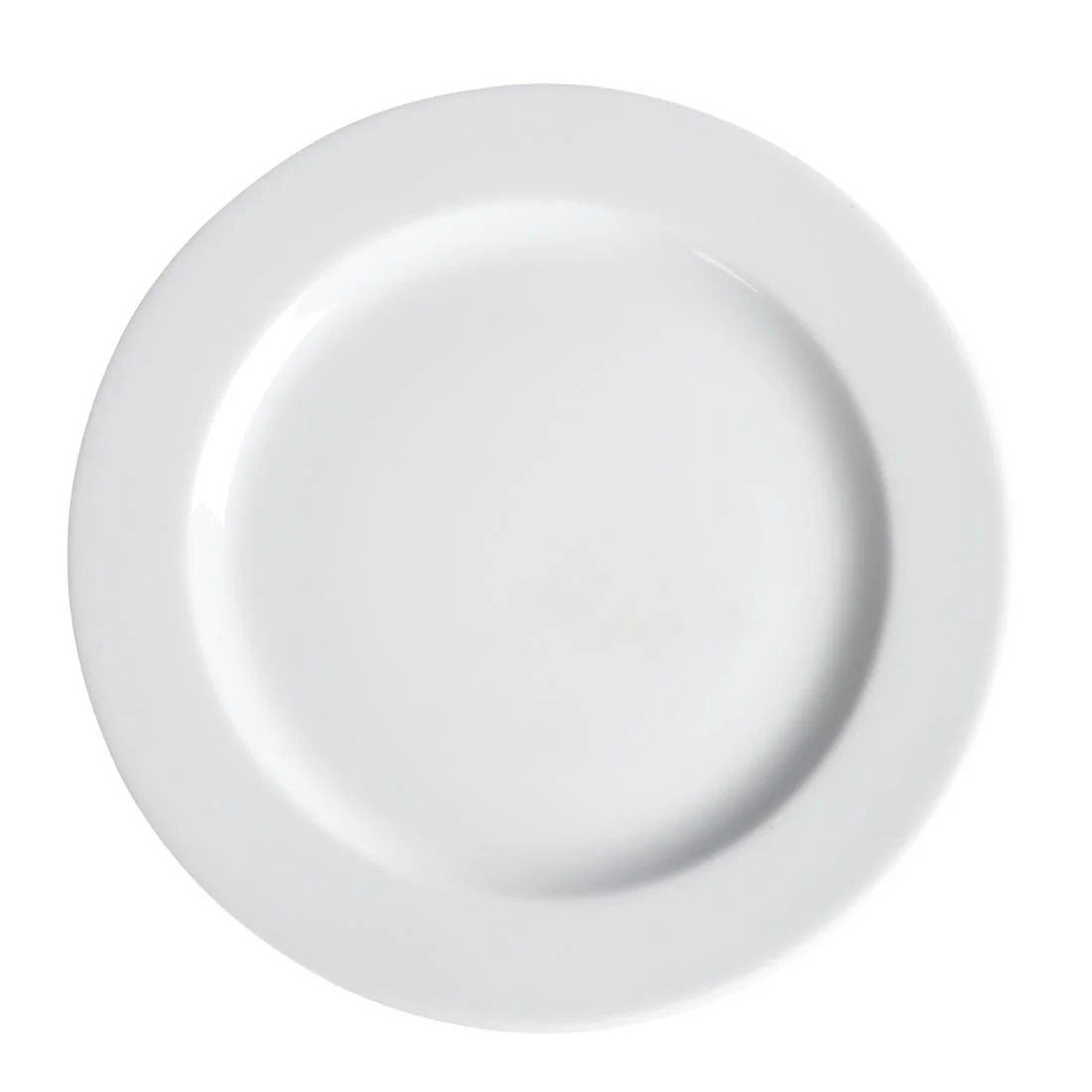 Royal Porcelain Classic White Wide Rim Plates 260mm - Image 2