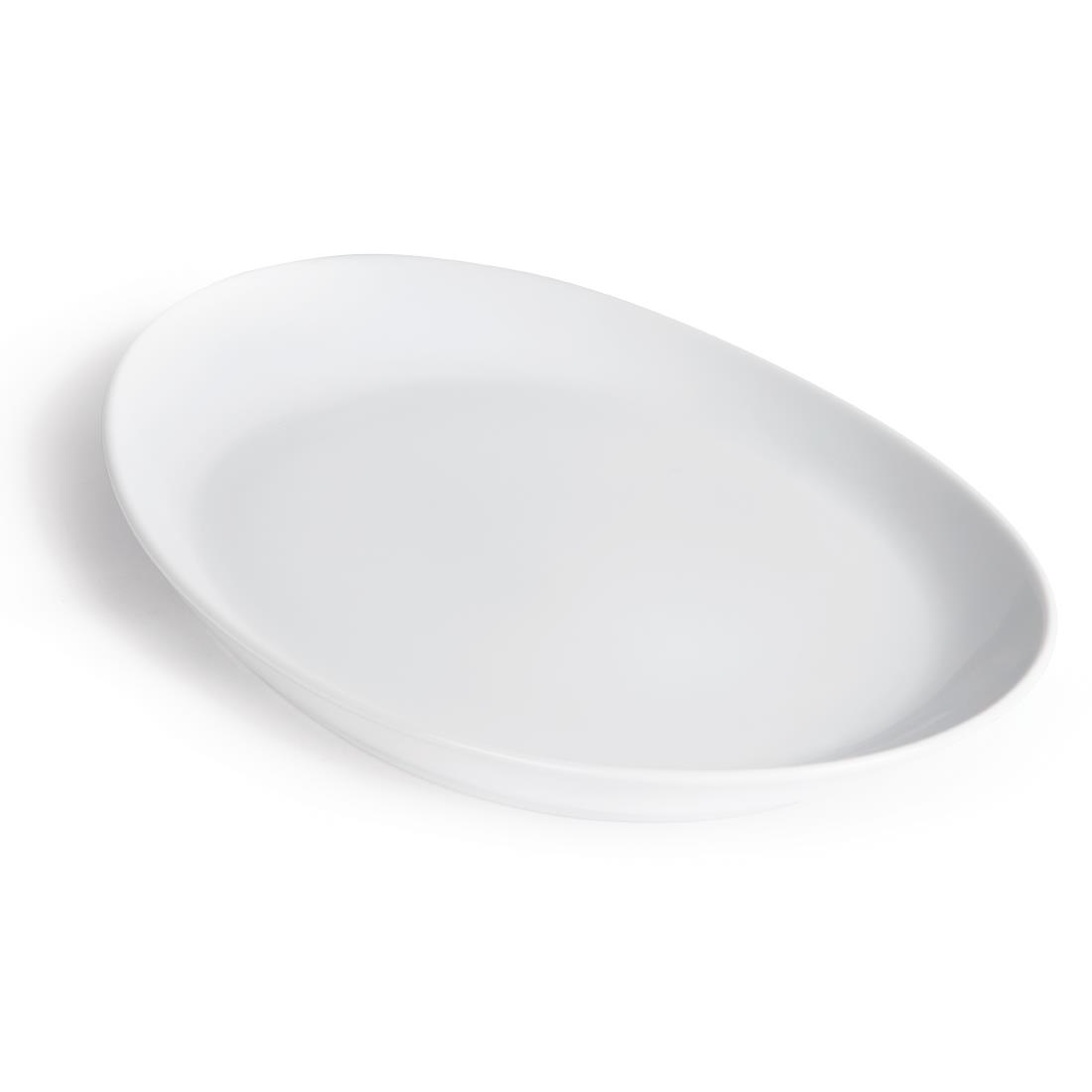 Royal Porcelain Classic White Oval Plates 340mm