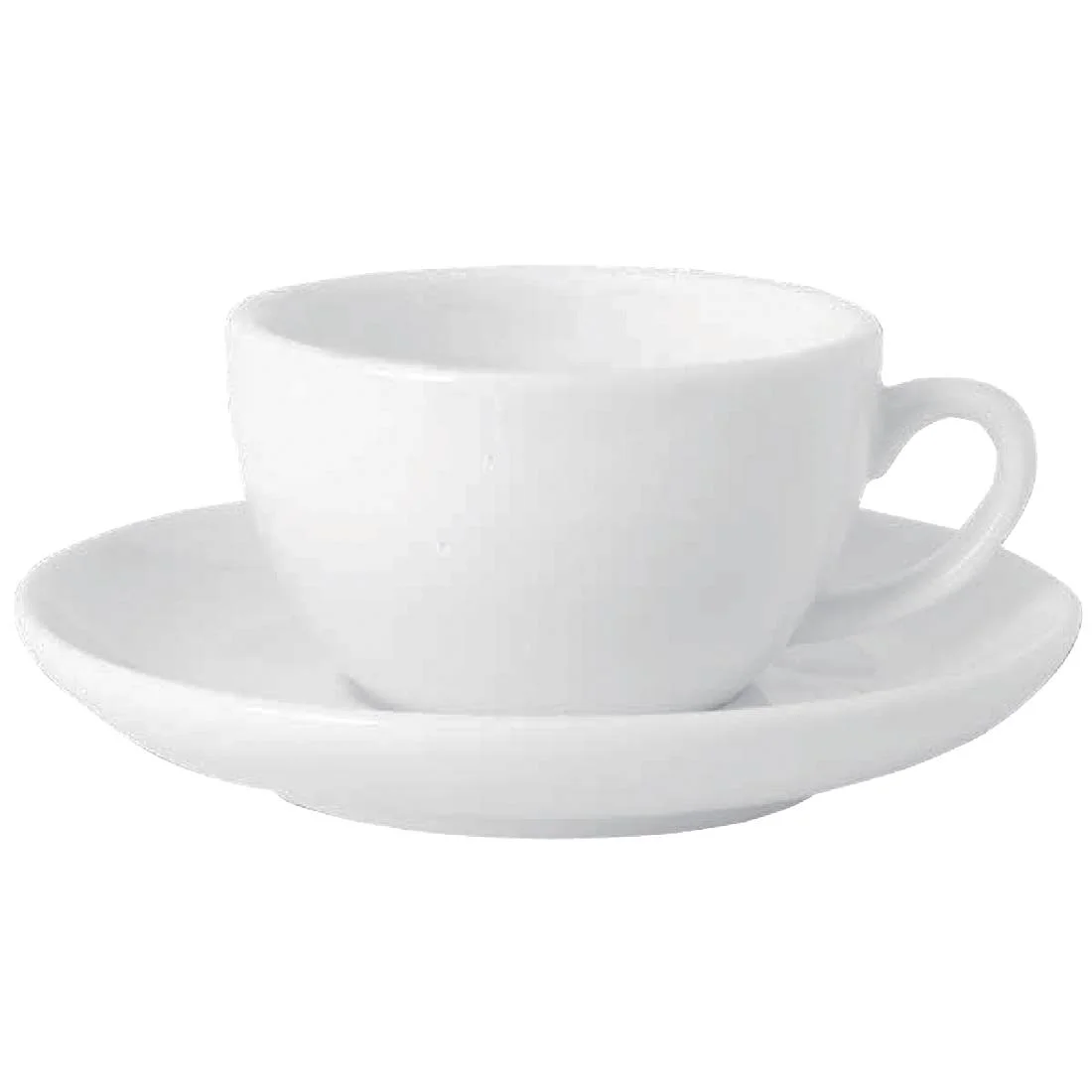 Royal Porcelain Classic White Breakfast Cups 300ml - Image 3