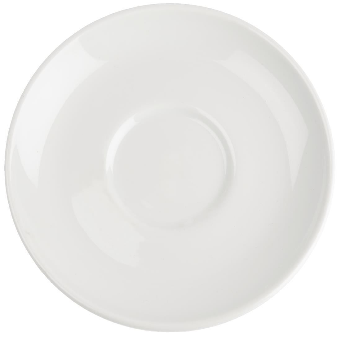 Royal Porcelain Classic White Breakfast Saucers 160mm