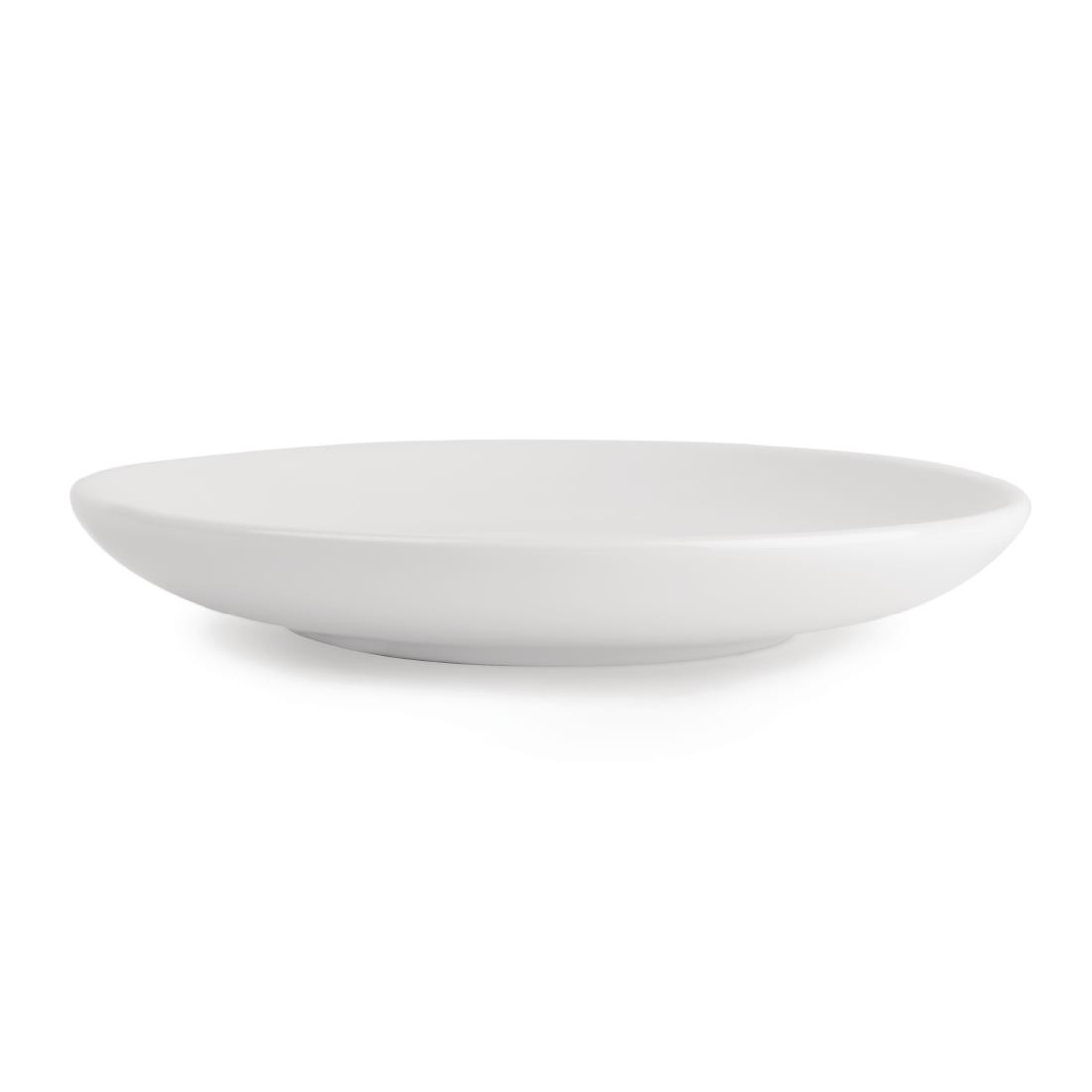 Royal Porcelain Classic White Cappuccino Saucers 150mm