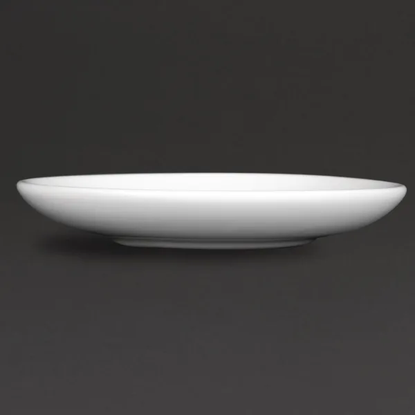 Royal Porcelain Classic White Cappuccino Saucers 150mm