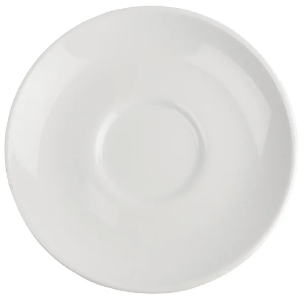 Royal Porcelain Classic White Cappuccino Saucers 150mm