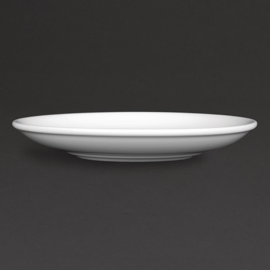 Royal Porcelain Classic White Tea Cup Saucers 150mm