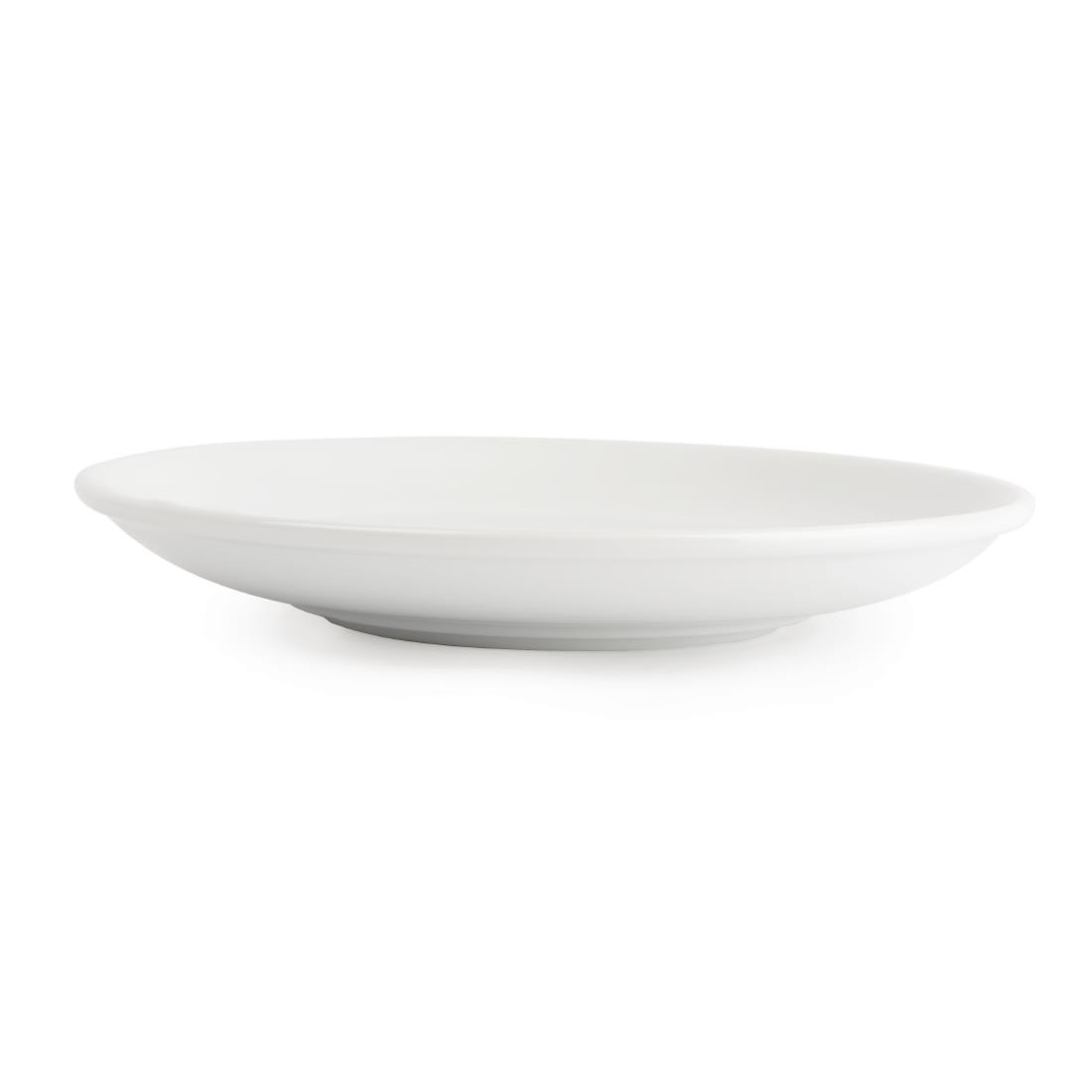 Royal Porcelain Classic White Tea Cup Saucers 150mm