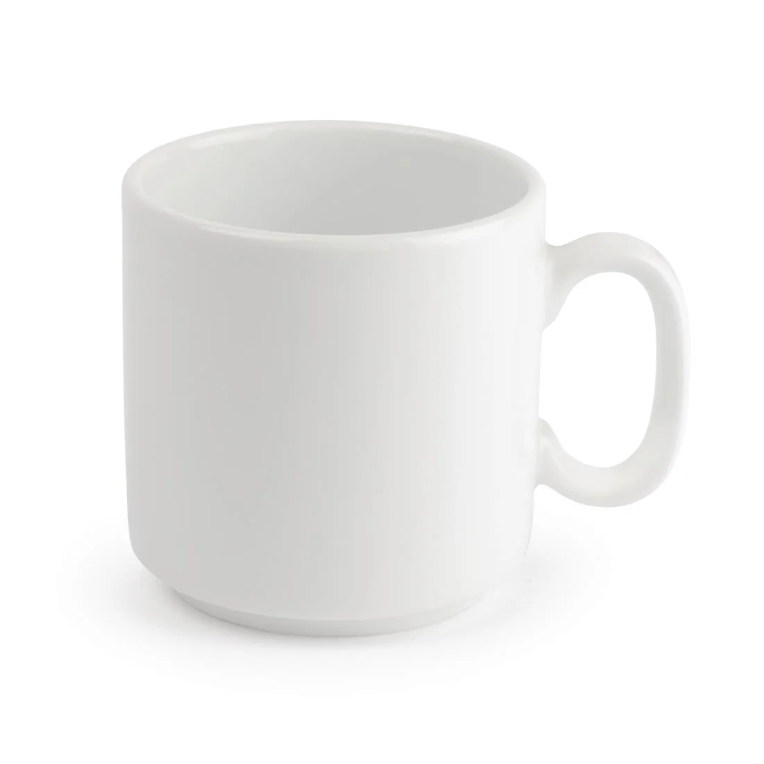 Royal Porcelain Classic White China Mugs 330ml - Image 2
