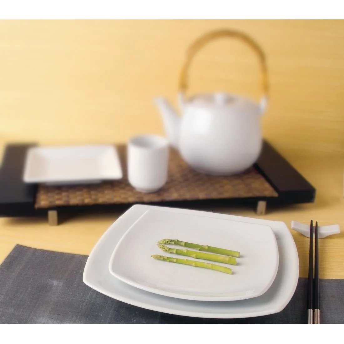 Royal Porcelain Kana Square Plates 160mm - Image 5