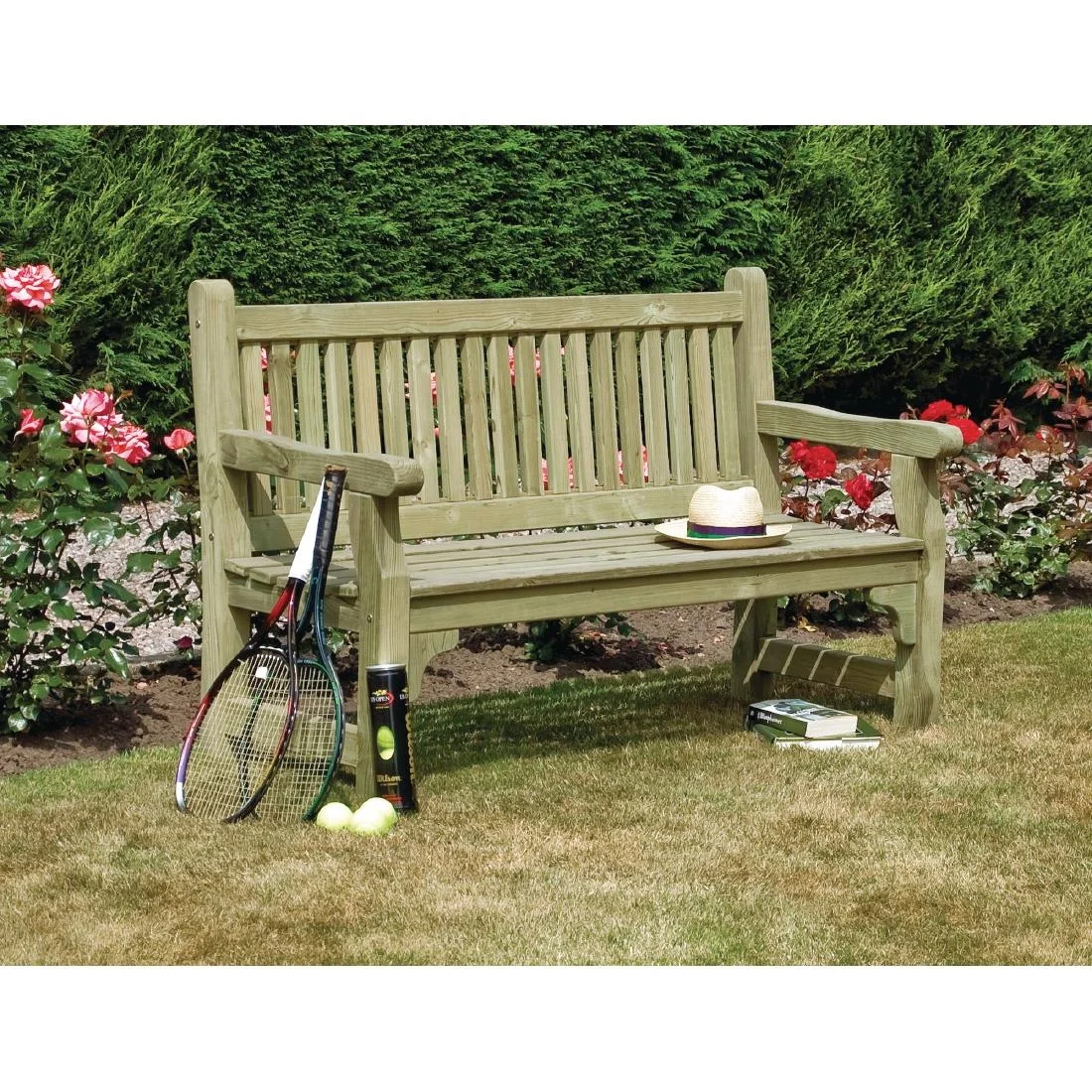 Softwood Garden Bench - Image 2