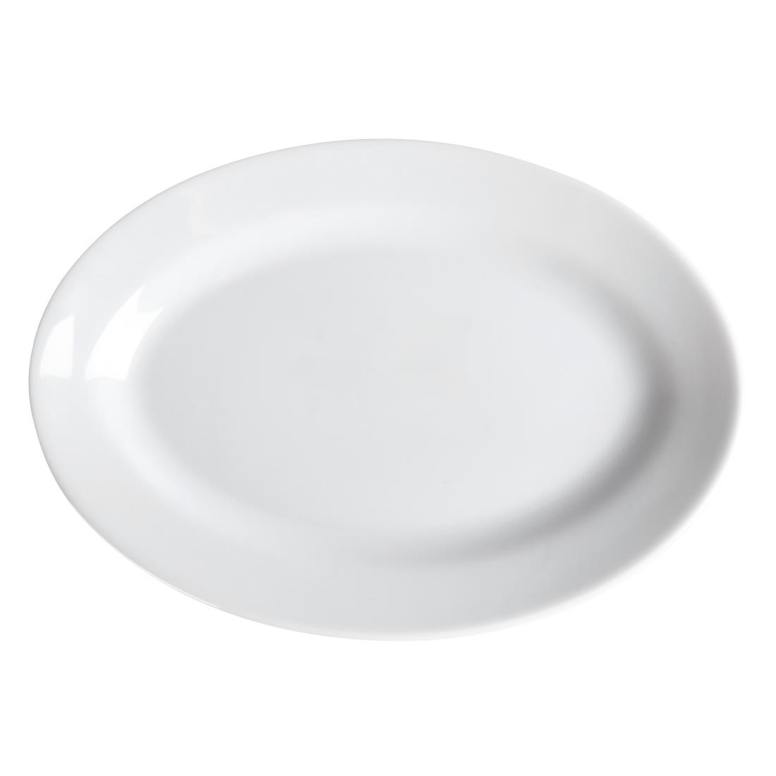 Royal Porcelain Oriental Oval Plates 230mm length