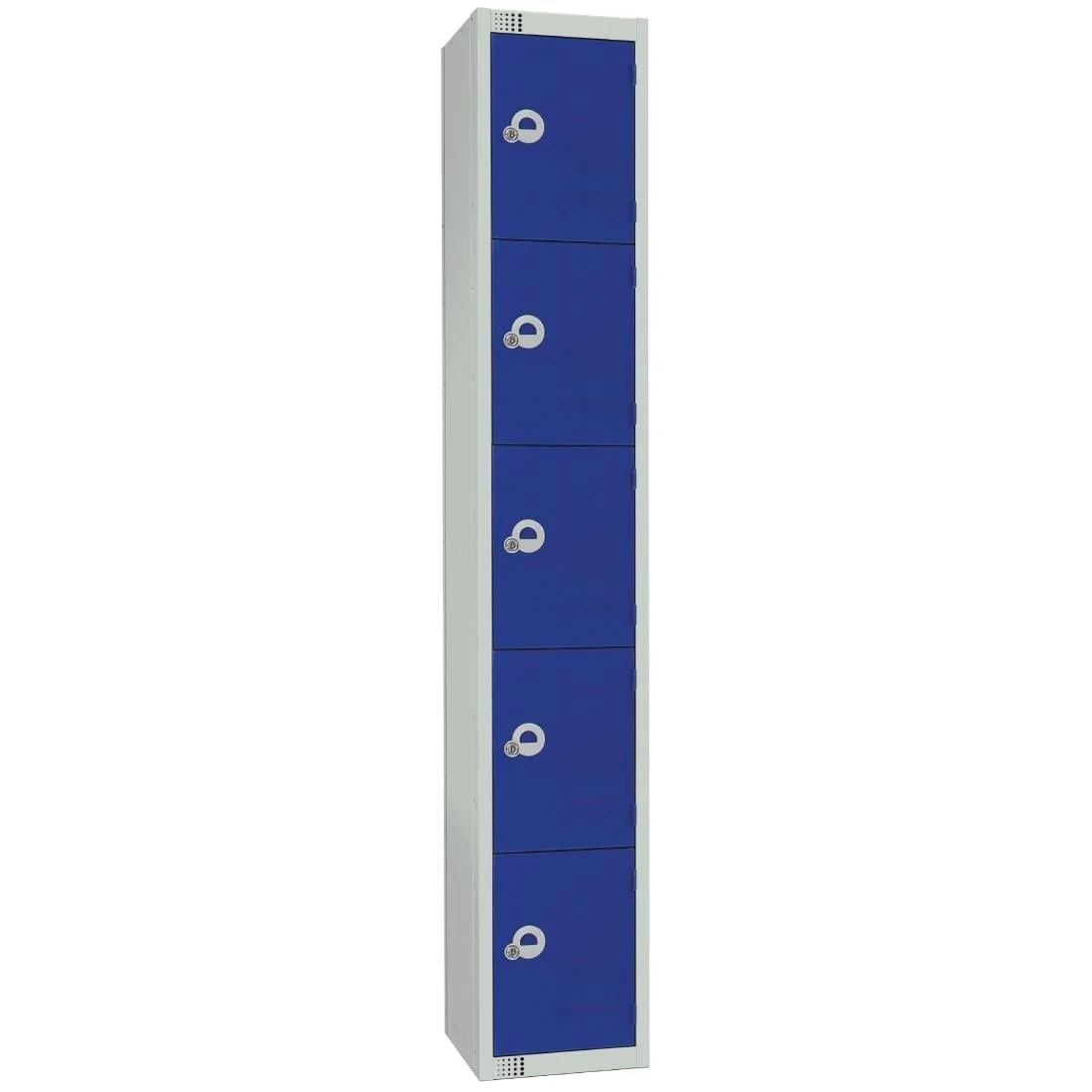 Elite Five Door Electronic Combination Locker Blue