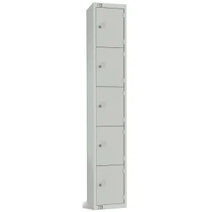 Elite Five Door Electronic Combination Locker Grey