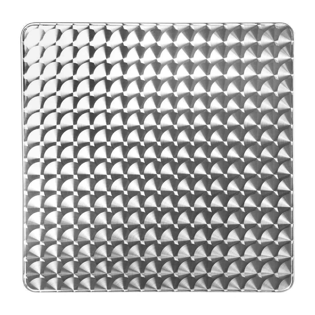 Bolero Square Flip Top Table Stainless Steel 600mm - Image 6
