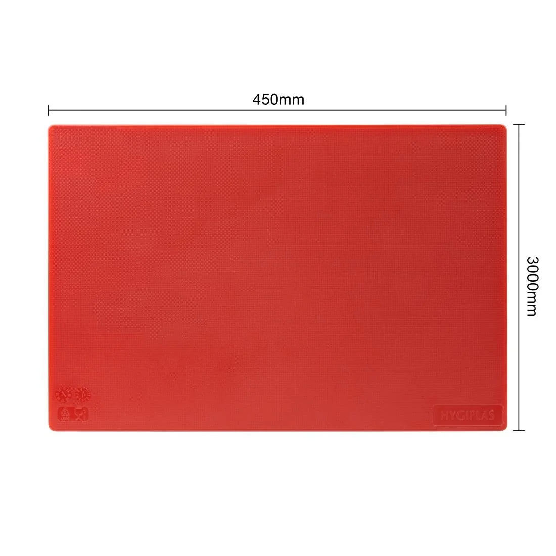 Hygiplas Low Density 7-Piece Chopping Board Set 450x300x10mm - Image 5