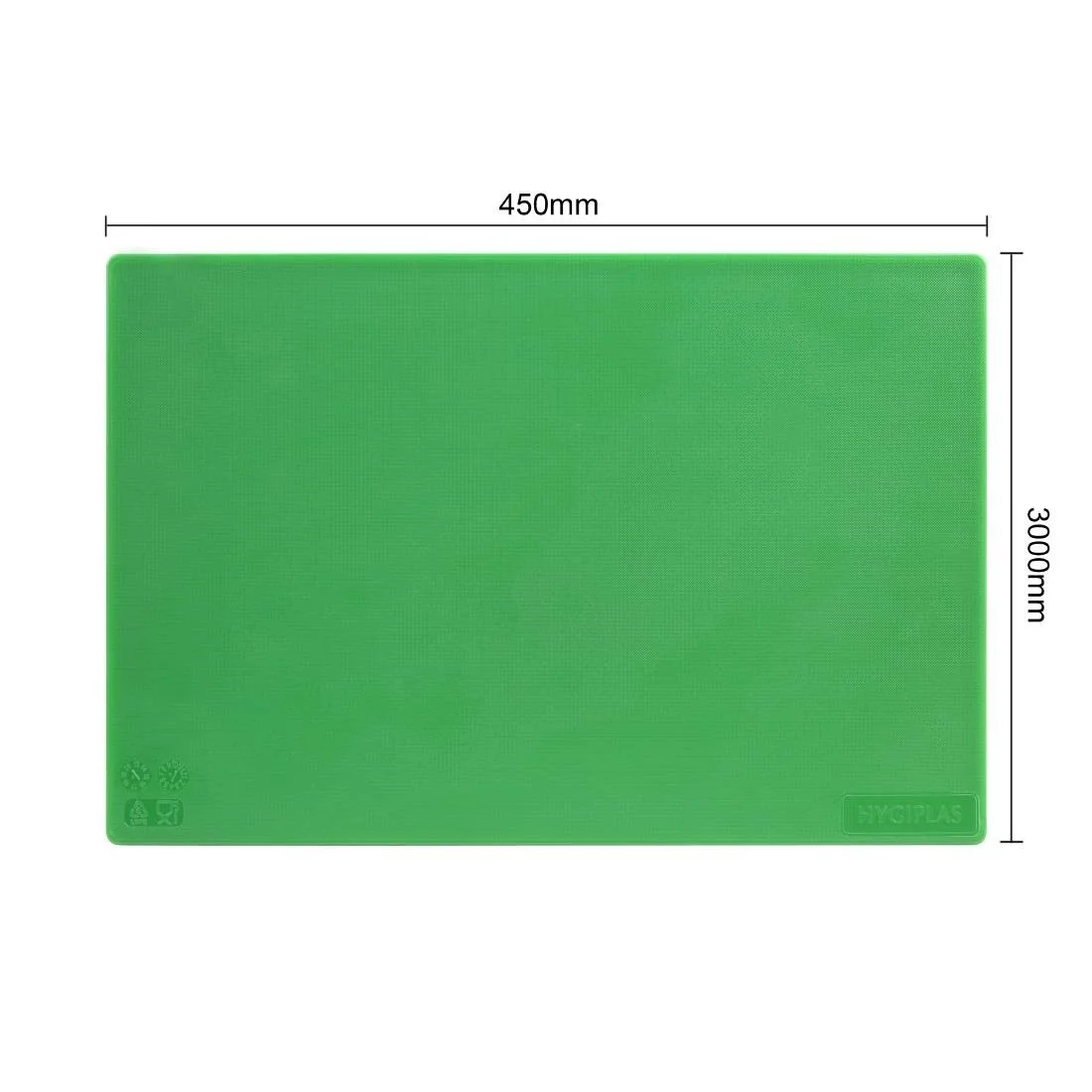 Hygiplas Low Density Antibacterial 7-Piece Chopping Board Set 450x300mm - Image 5