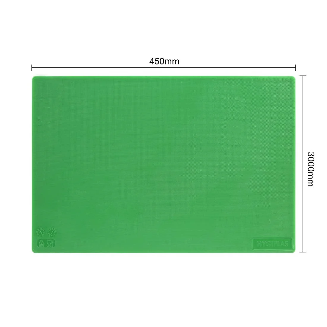 Hygiplas Low Density Antibacterial 7-Piece Chopping Board Set 450x300mm - Image 5
