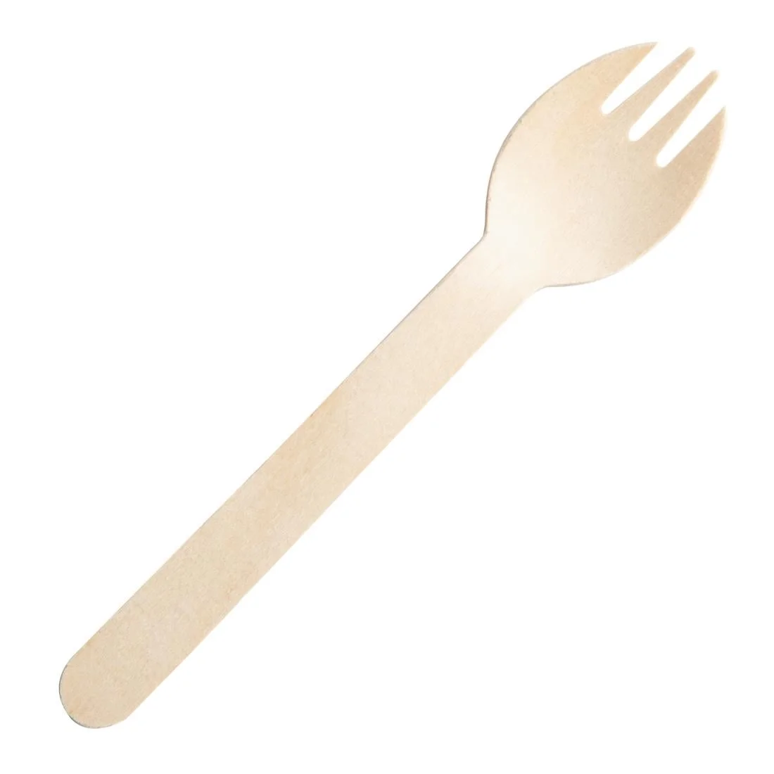 Fiesta Compostable Individually Wrapped Wooden Sporks (Pack of 500) - Image 2