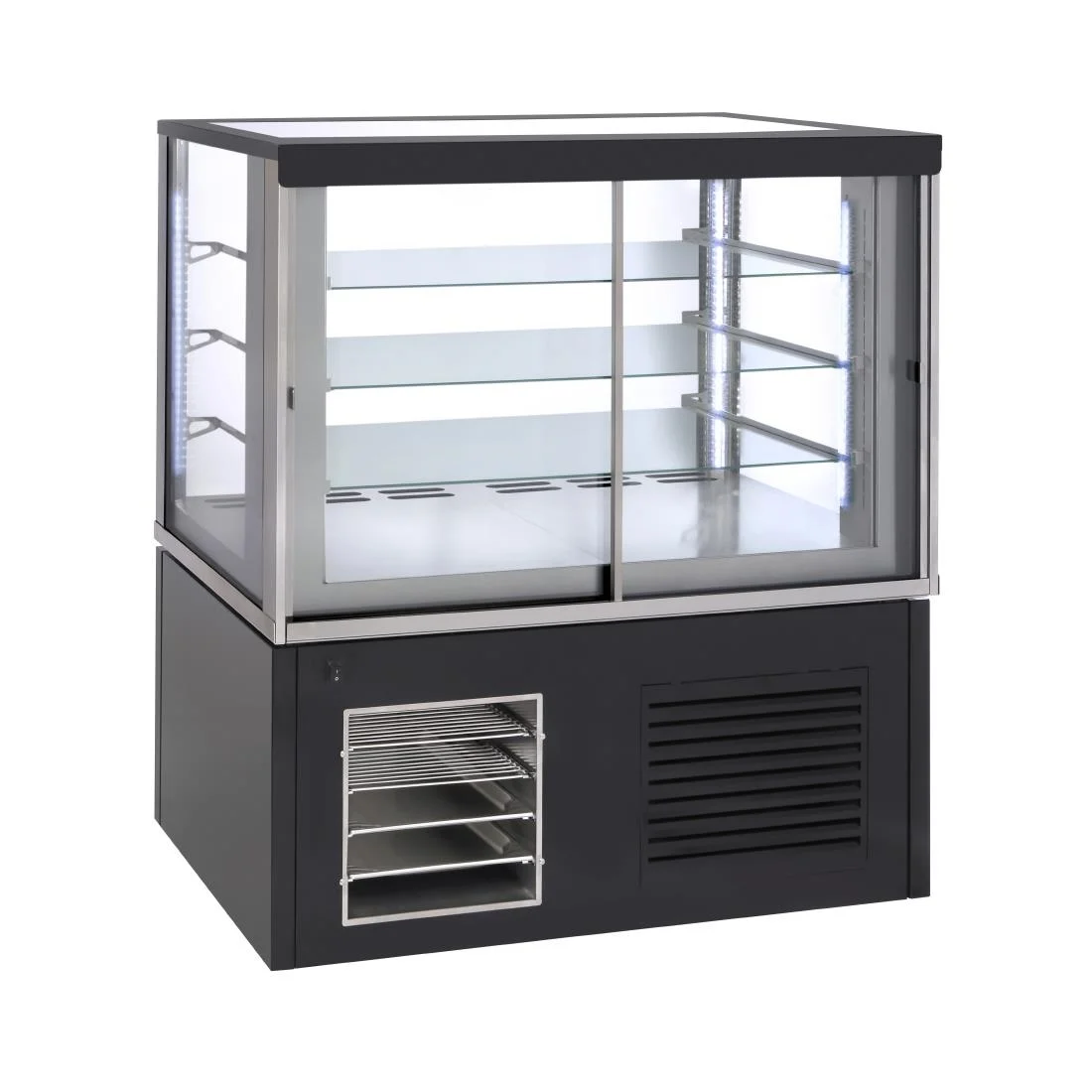 Roller Grill Panoramic Refrigerated Display Cabinet FSC Black
