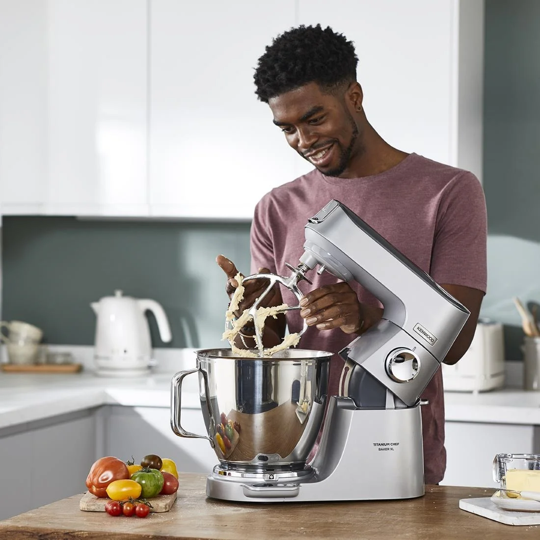 Kenwood Chef Baker Titanium Mixer KVL85.004SI - Image 4