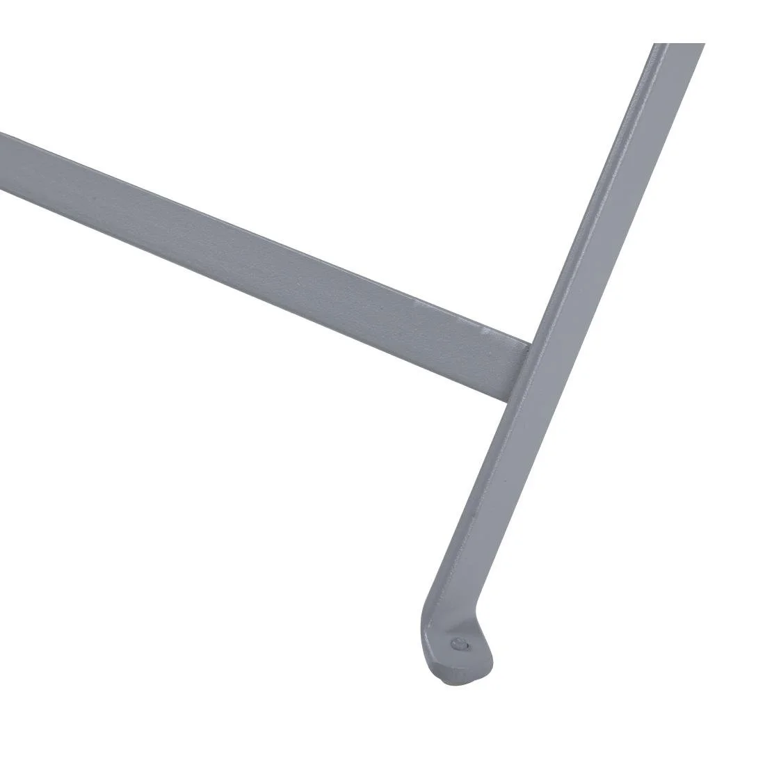 Bolero Perth Grey Pavement Style Folding Table Rectangular 1100x700mm - Image 4
