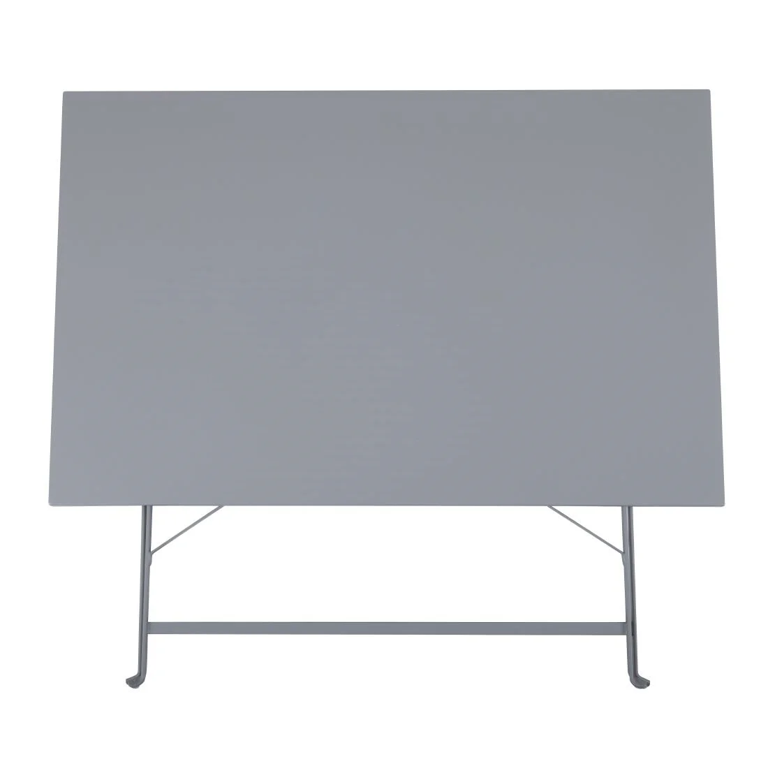 Bolero Perth Grey Pavement Style Folding Table Rectangular 1100x700mm - Image 8
