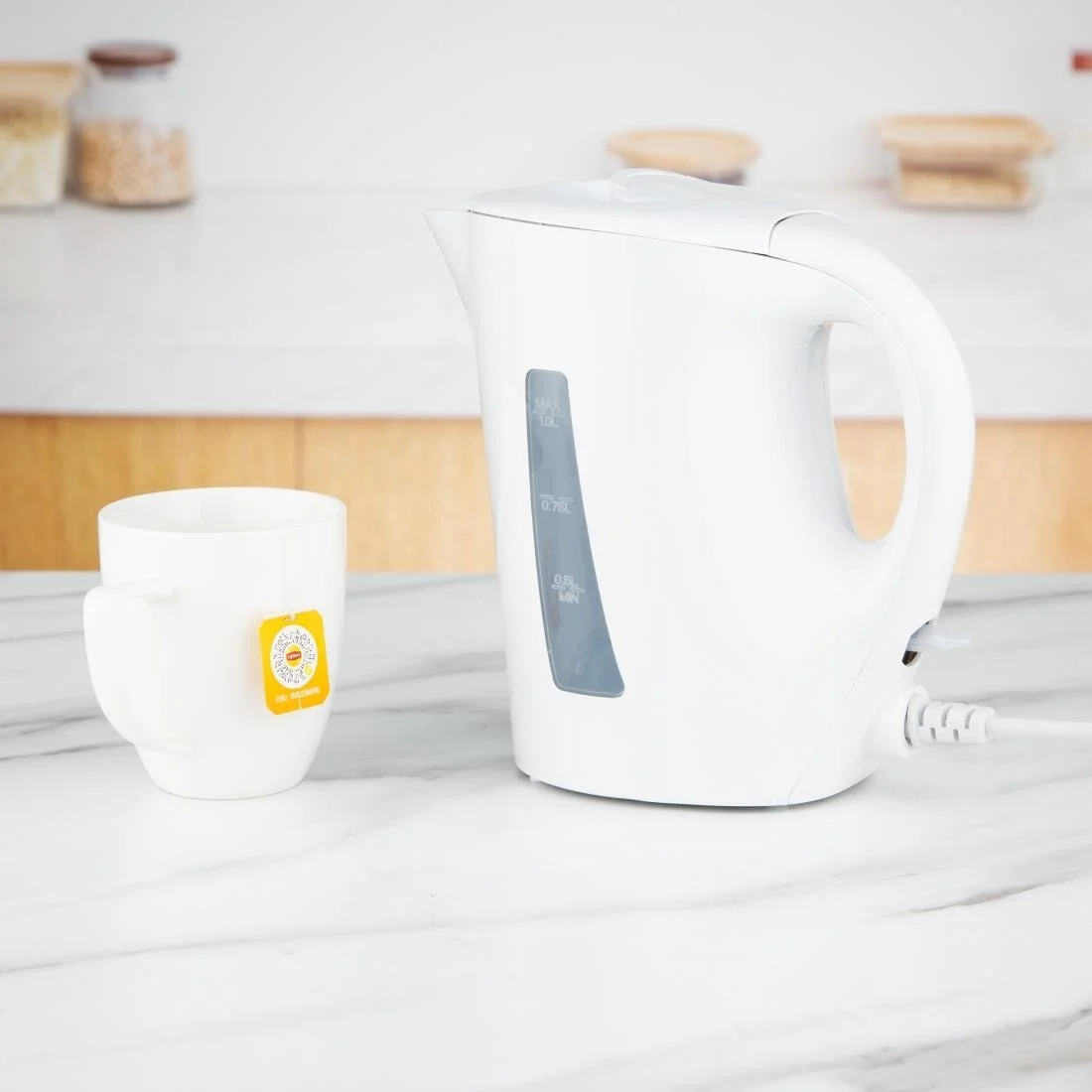 Caterlite Hotel Room Kettle White 1Ltr - Image 5