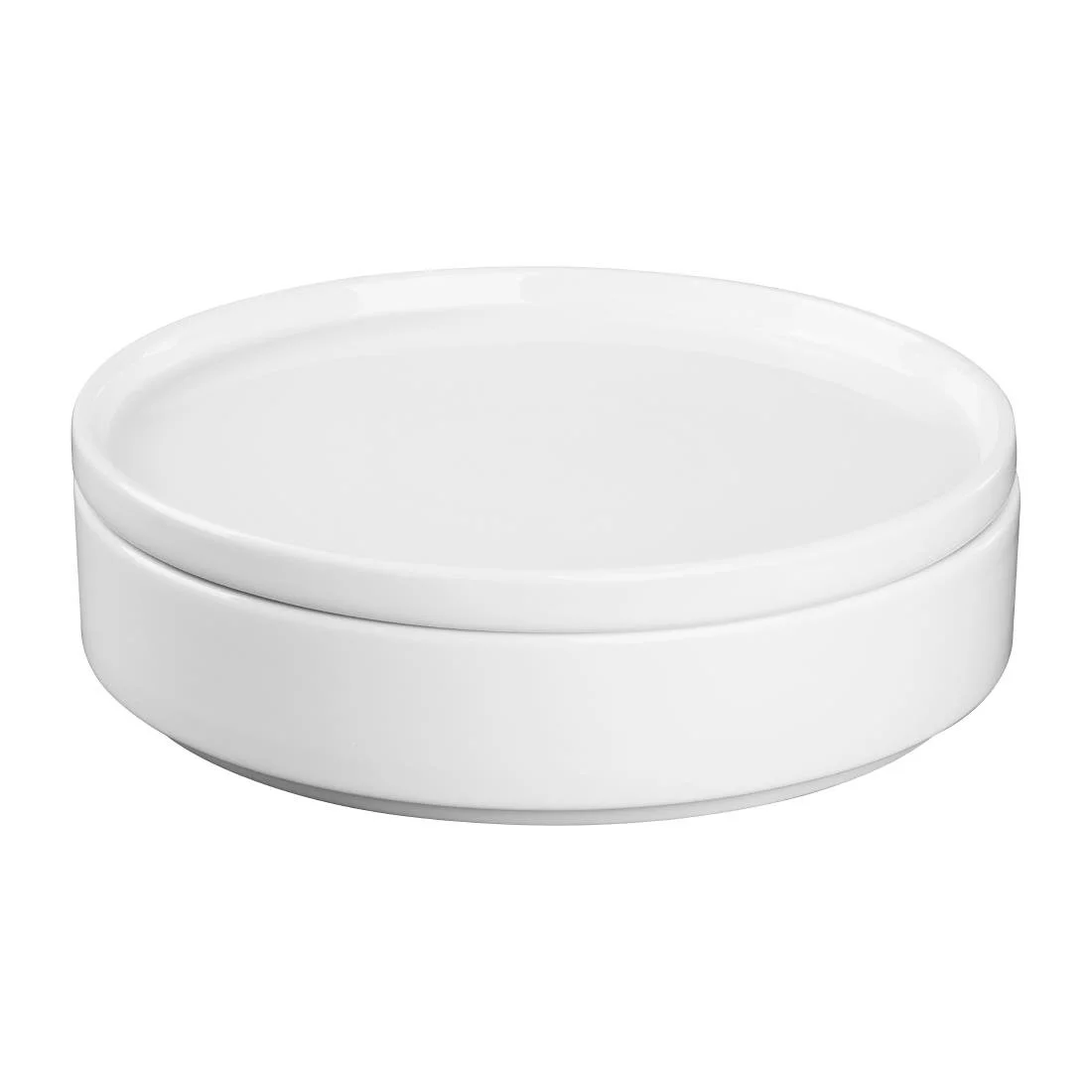 Olympia Whiteware Flat Round Plates 210mm (6 Pack) - Image 3