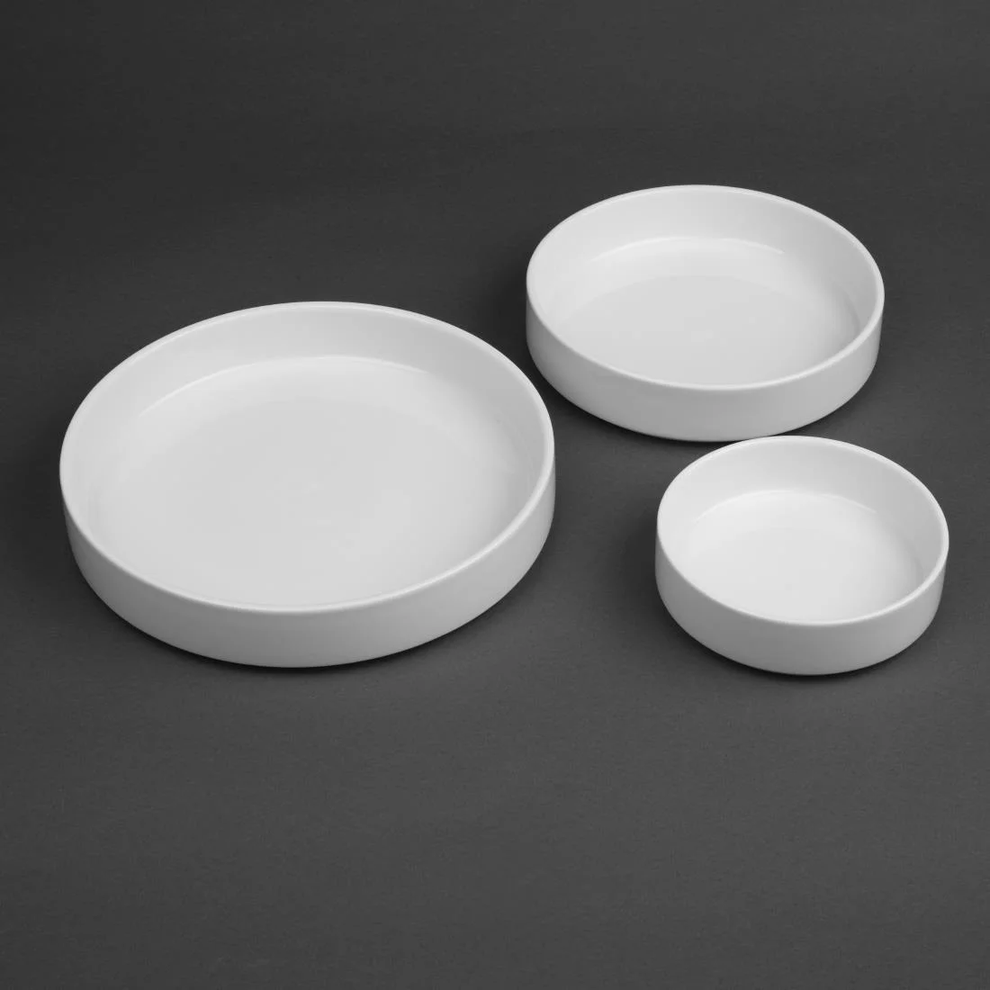 Olympia Whiteware Stacking Bowls 270mm (4 Pack) - Image 5