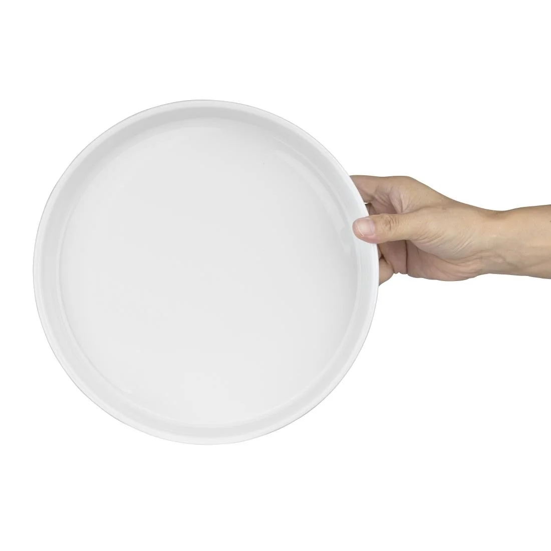 Olympia Whiteware Stacking Bowls 270mm (4 Pack) - Image 6