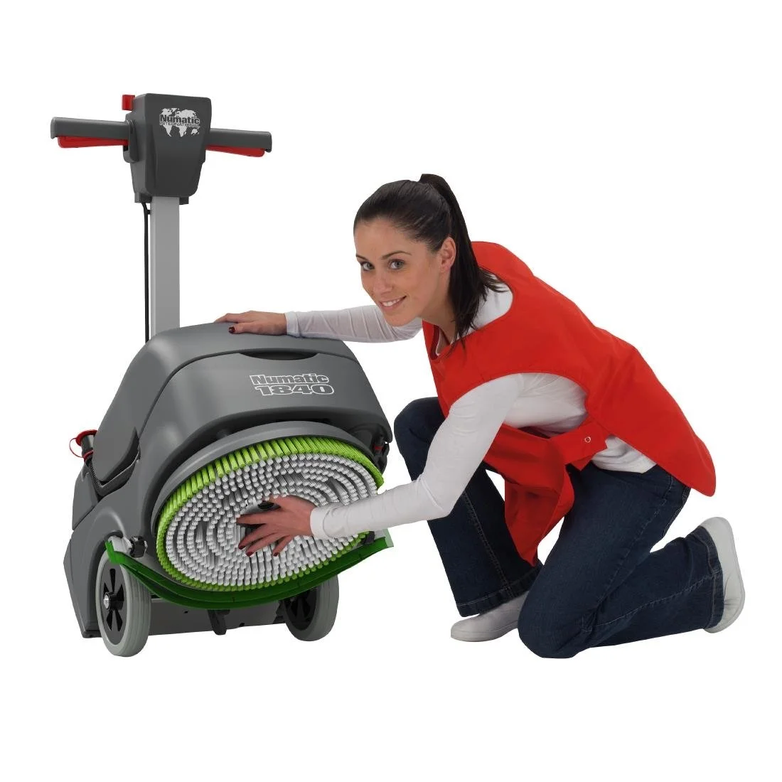 Numatic TTB1840NX Compact Scrubber Dryer 2x Battery - Image 6