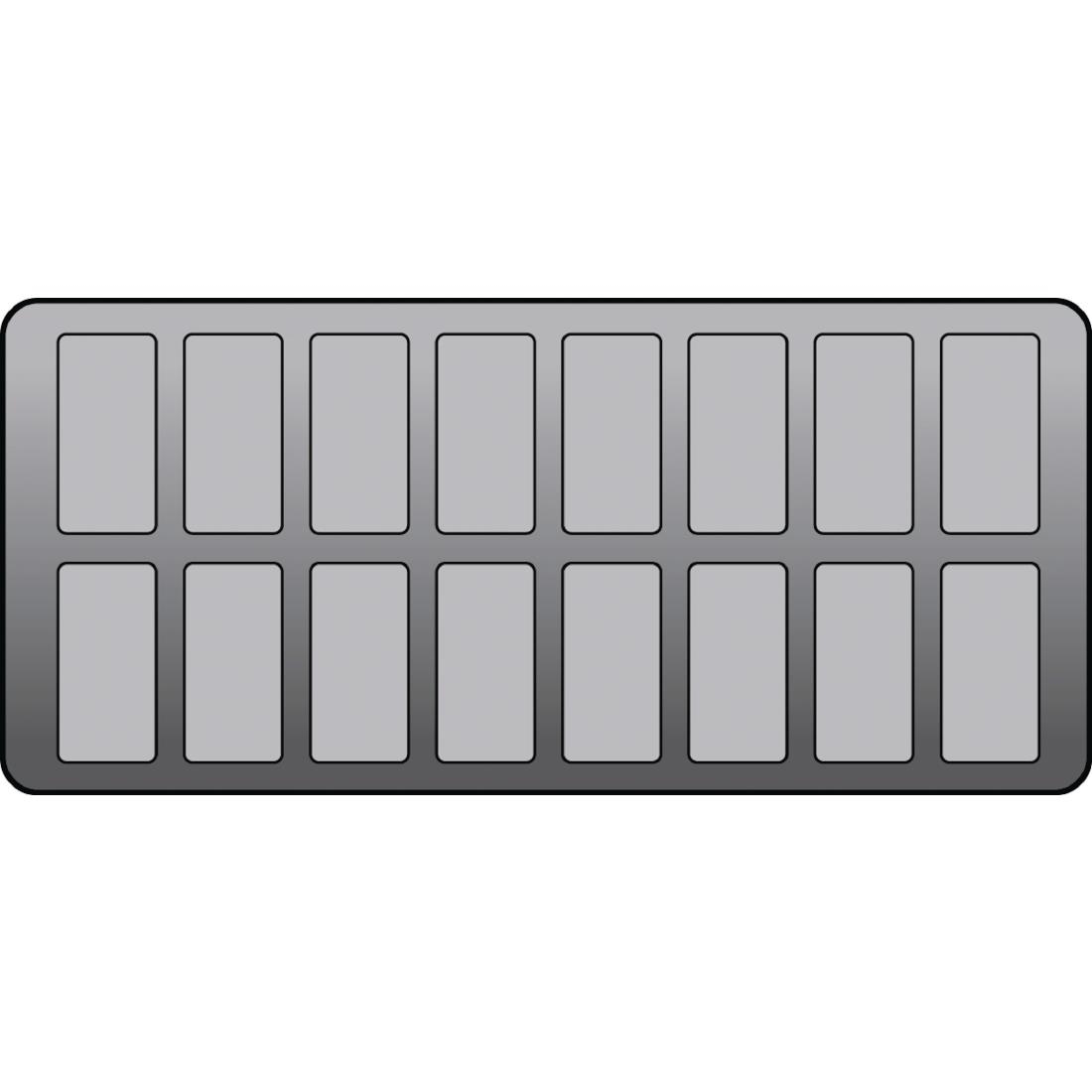 Crystal Optimus 16 Pan Ice Cream Display Counter