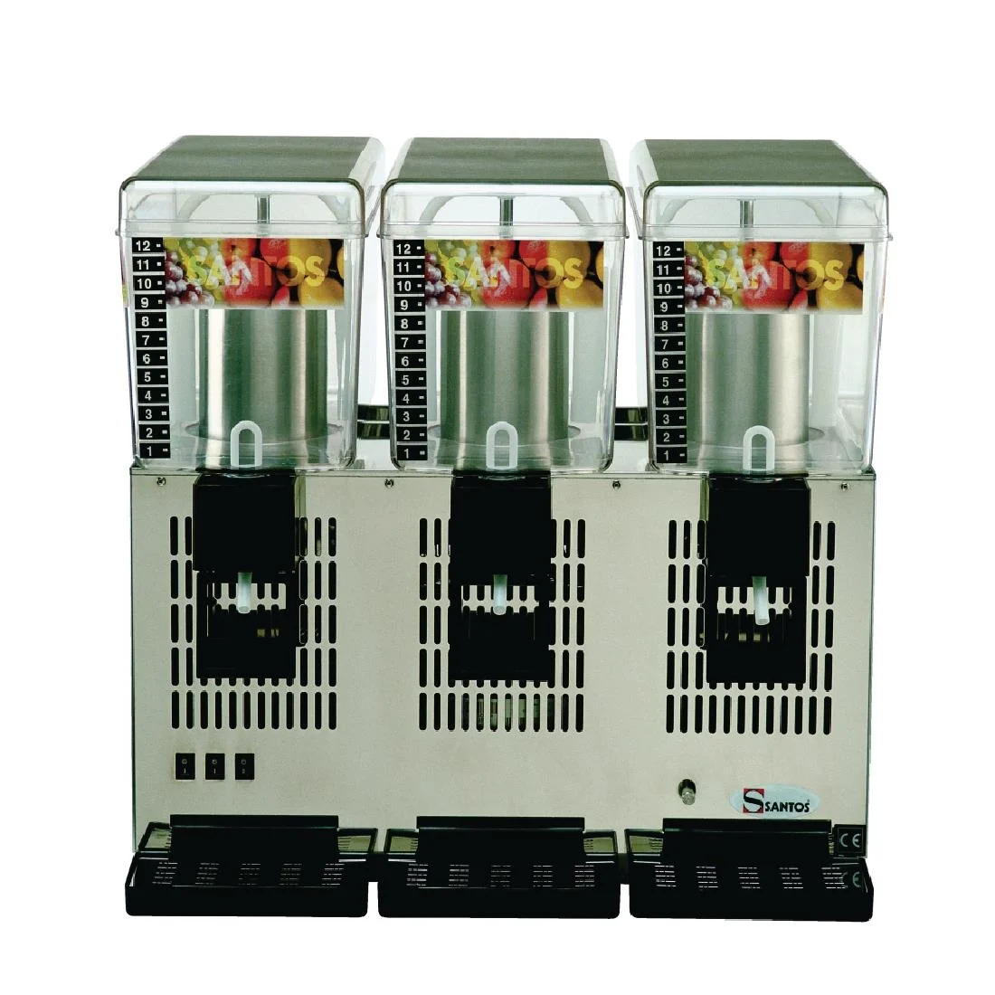 Santos Cold Drink Dispenser 3 Bowls 34-3 - Image 2