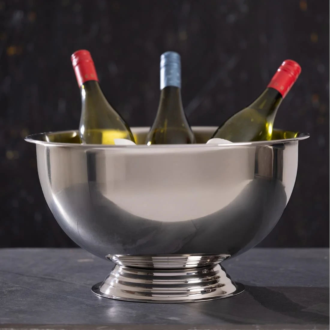 Olympia Polished Stainless Steel Wine And Champagne Bowl - Image 2