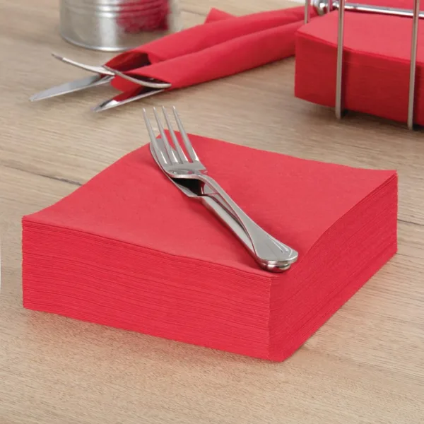 Fasana Dinner Napkin Red 400mm