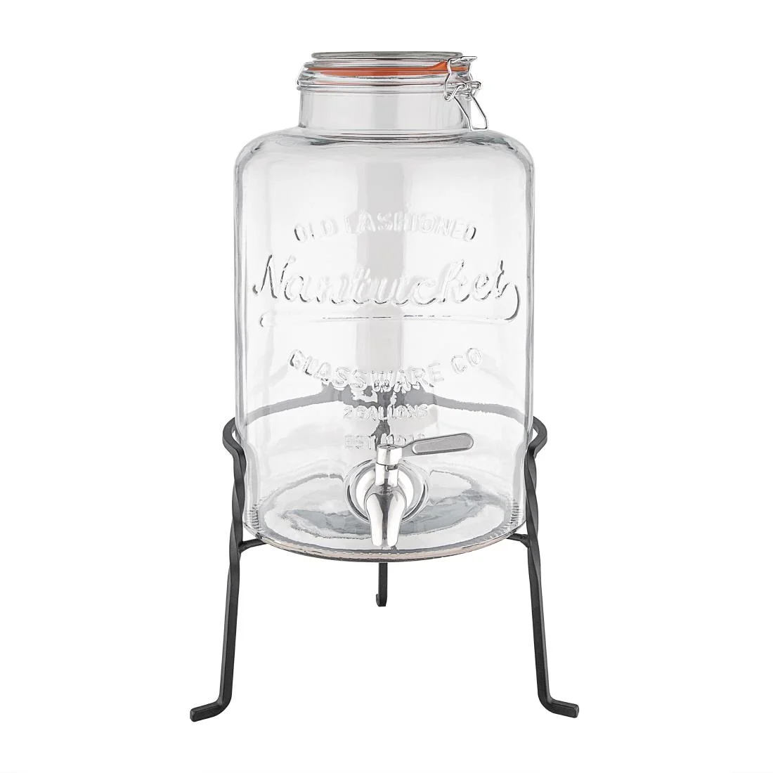 Olympia Nantucket Style Drink Dispenser with Wire Stand
