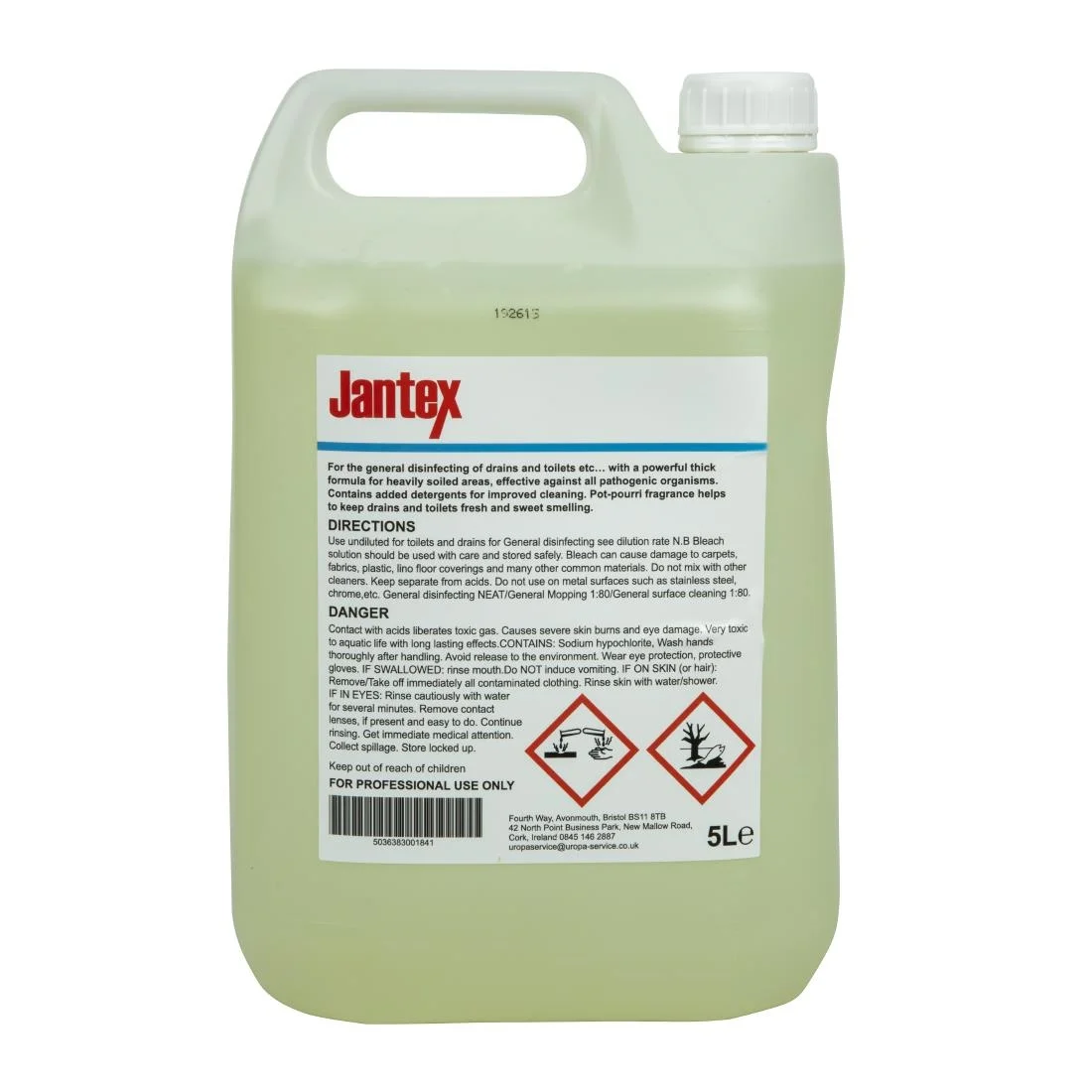 Jantex Pro Thick Bleach 5 Litre - Image 3