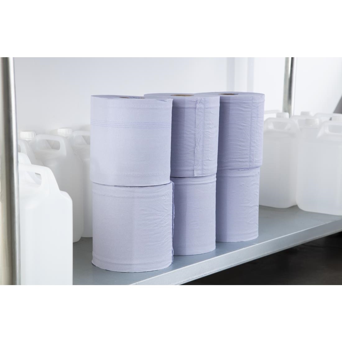 Tork Centrefeed Wiper Dispenser Refill Blue 6 Pack