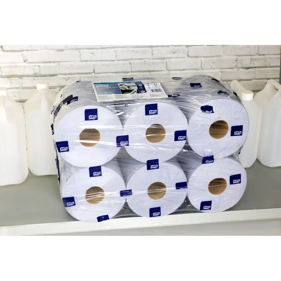 Tork Centrefeed Wiper Dispenser Refill Blue (Pack Of 6) - Image 9