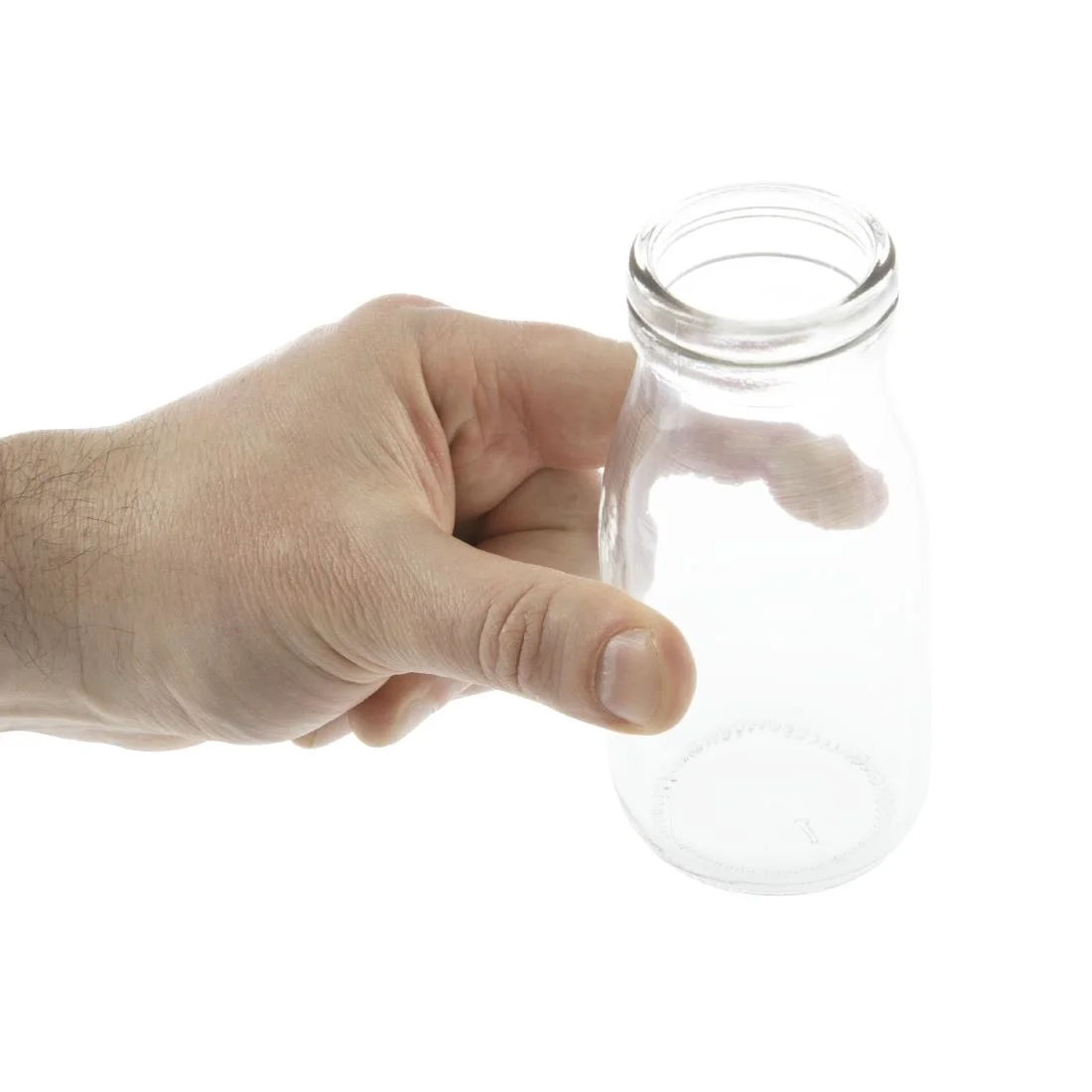 Olympia Glass Milk Bottle 200ml - Image 6
