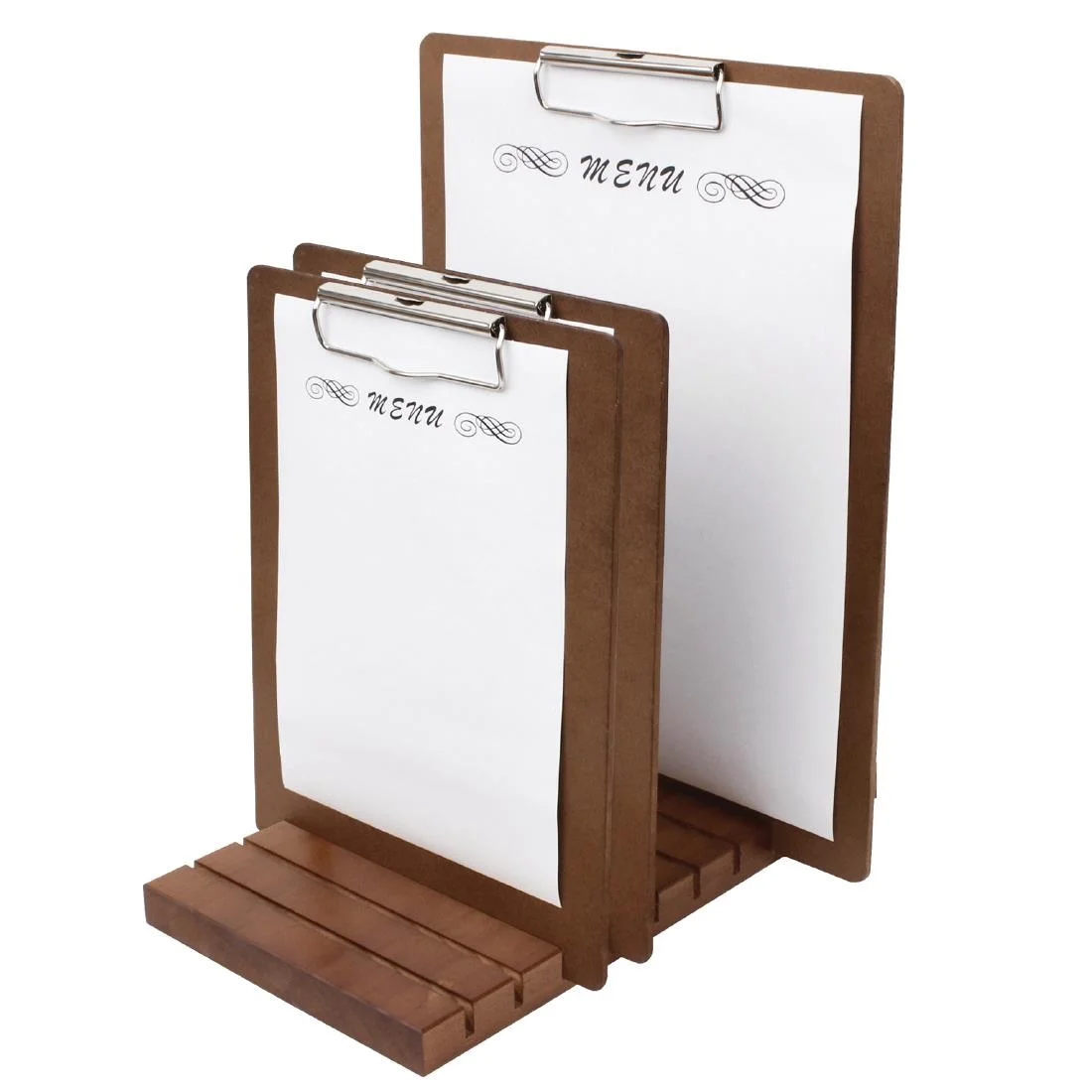 Wooden Menu Presentation Clipboard A4 - Image 3