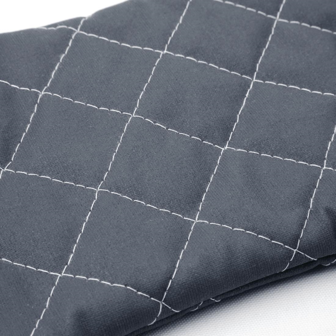 Vogue Flame Retardant Charcoal Oven Mitt 17"