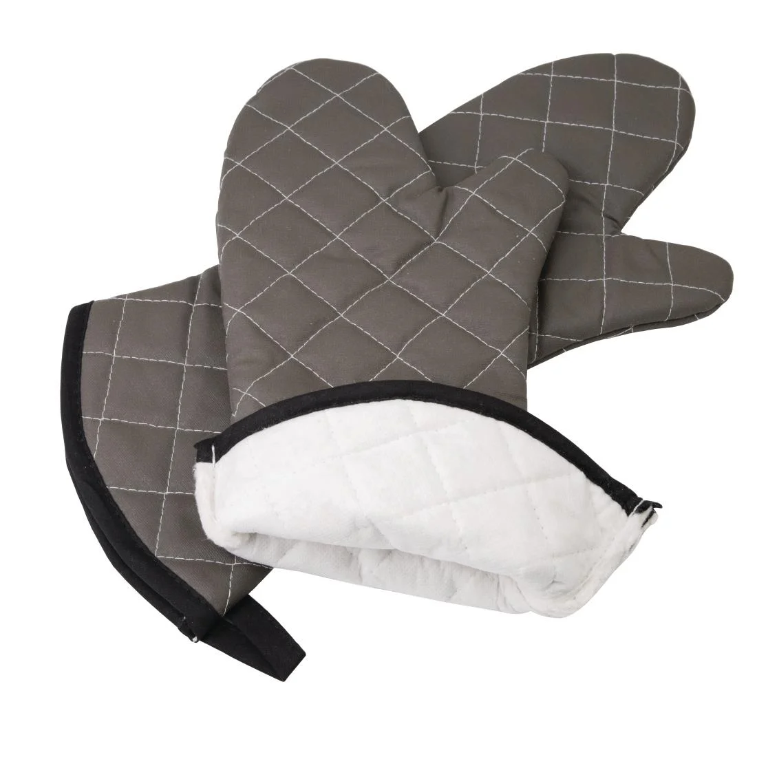 Vogue Flame Retardant Tan Oven Mitt 17" - Image 2