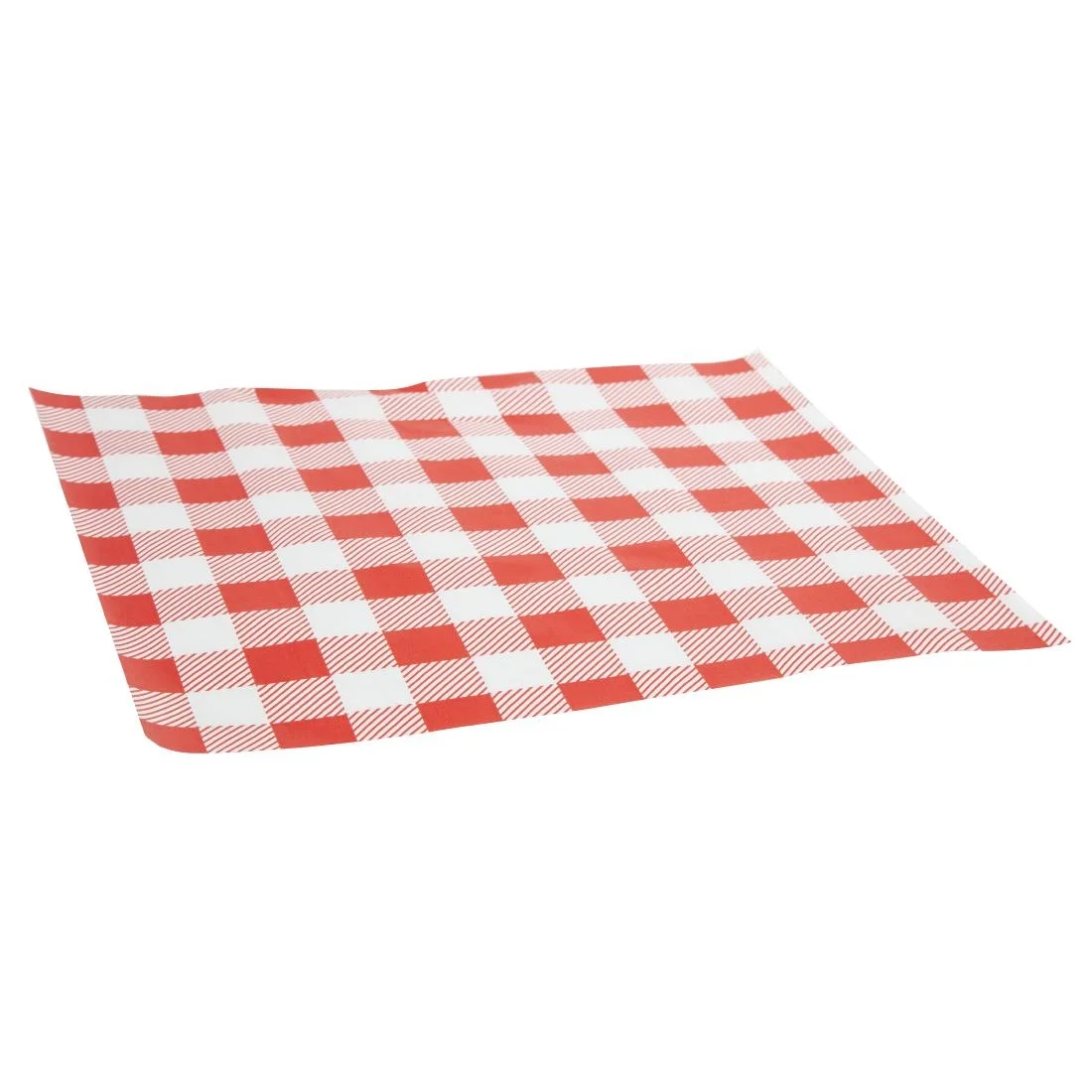 Greaseproof Paper Sheets Red Gingham 250 x 250mm (Pack of 200) - Image 5