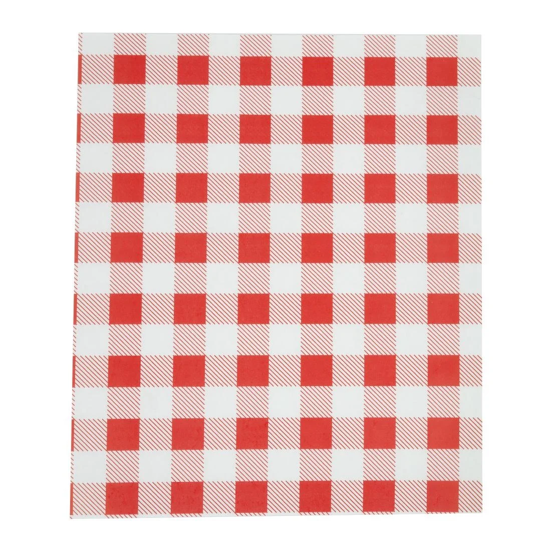 Greaseproof Paper Sheets Red Gingham 310 x 380mm (Pack of 200)